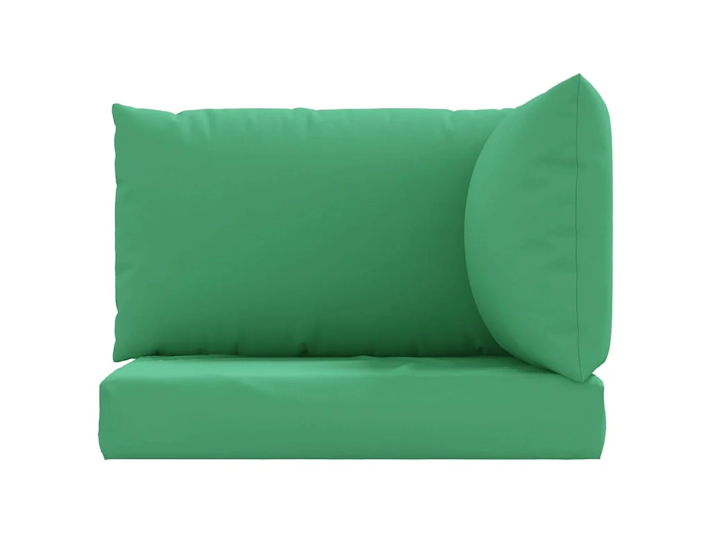 Almofadões p/ móveis de paletes 3 pcs tecido oxford verde PT708413