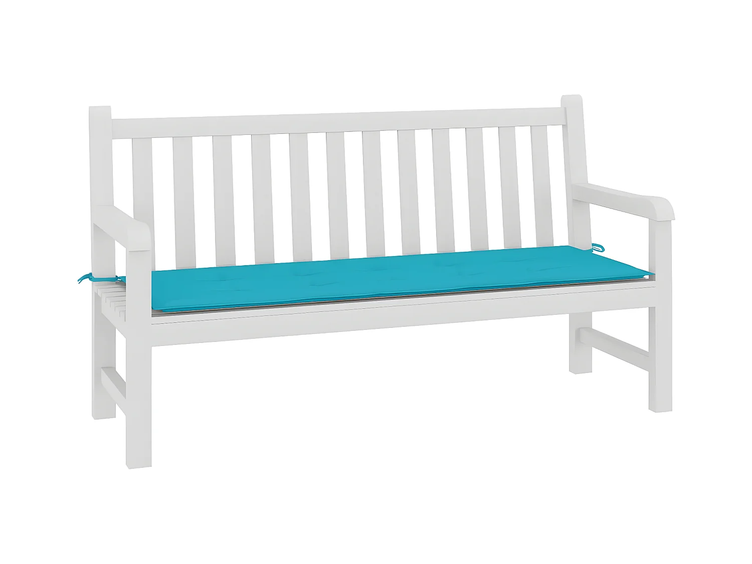 Tuinbankkussen 150x50x3 cm oxford stof turquoise NL239497