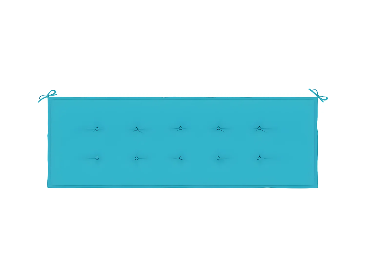 Tuinbankkussen 150x50x3 cm oxford stof turquoise NL239497