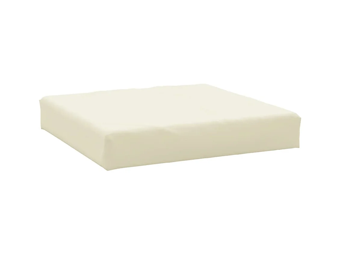 Coussins de palette 3 pcs blanc crème tissu oxford OFR39053