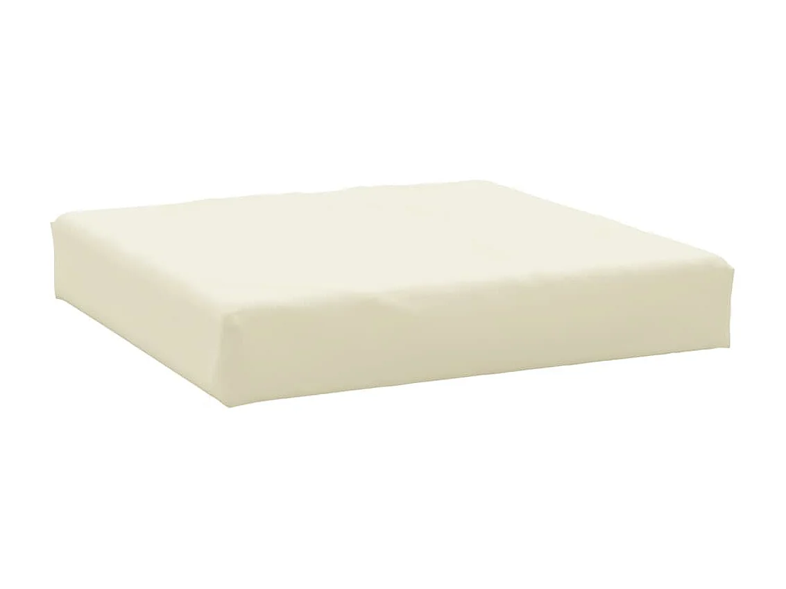 Coussins de palette 3 pcs blanc crème tissu oxford OFR39053