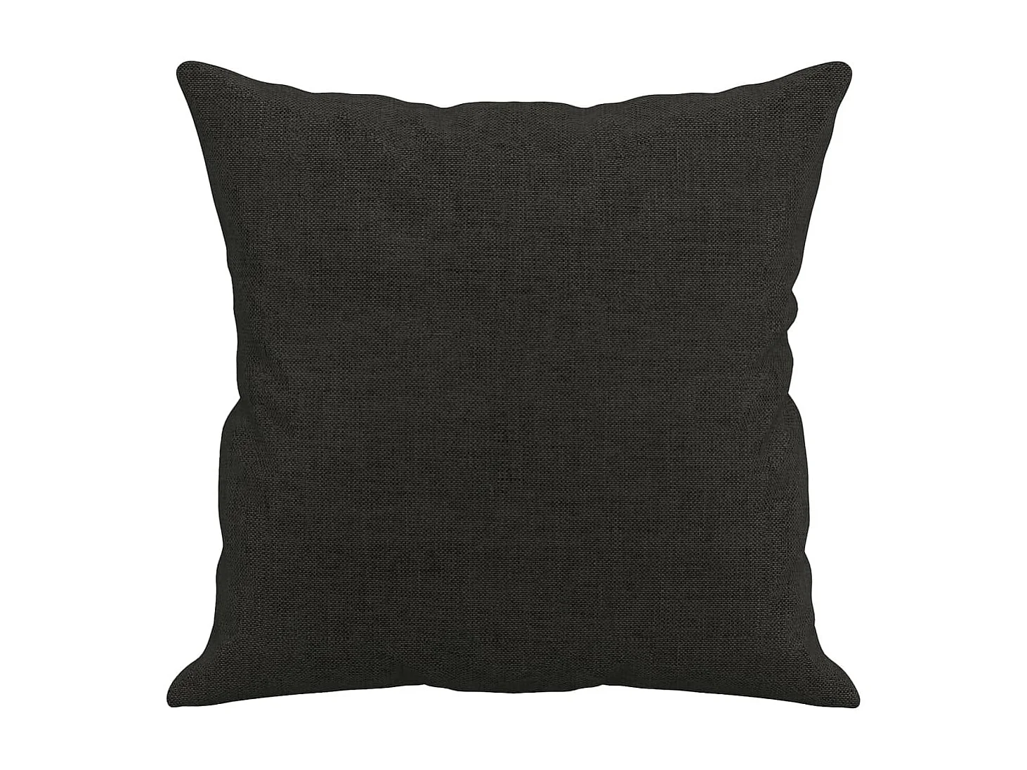 Coussins décoratifs 2 pcs Noir 40x40 cm Tissu OFR97315
