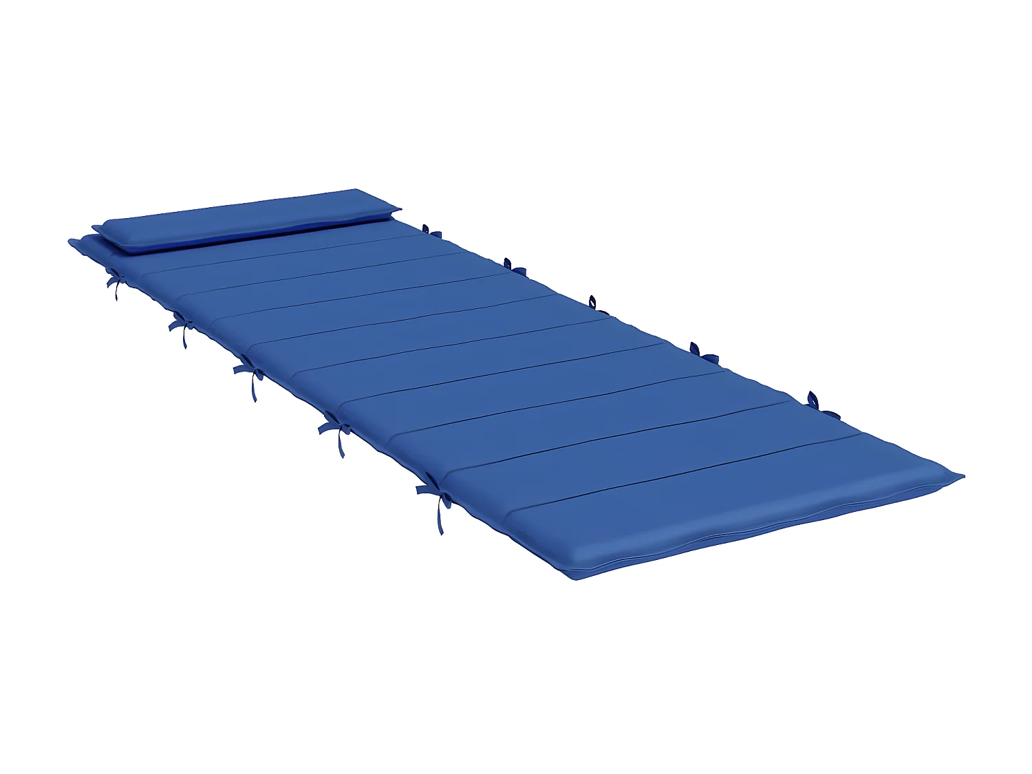 Coussin de chaise longue bleu royal 180x60x3 cm tissu oxford OFR38914