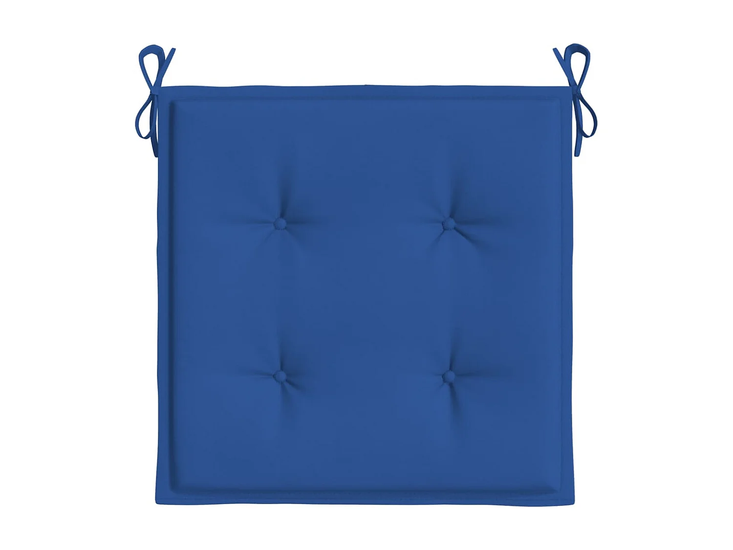 Coussins de chaise de jardin 4 pcs bleu royal 50x50x3 cm OFR98006