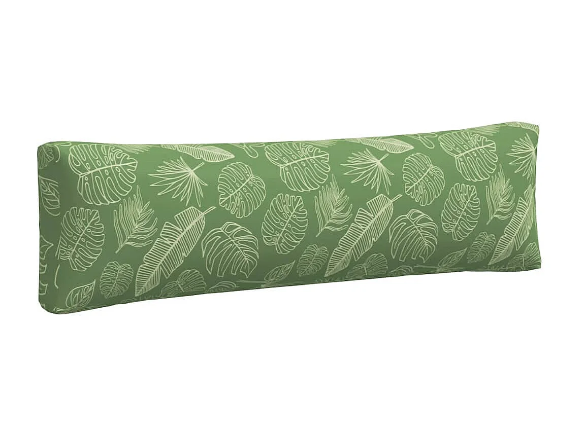 Coussins de palette 2 pcs motif de feuilles tissu Oxford OFR36666