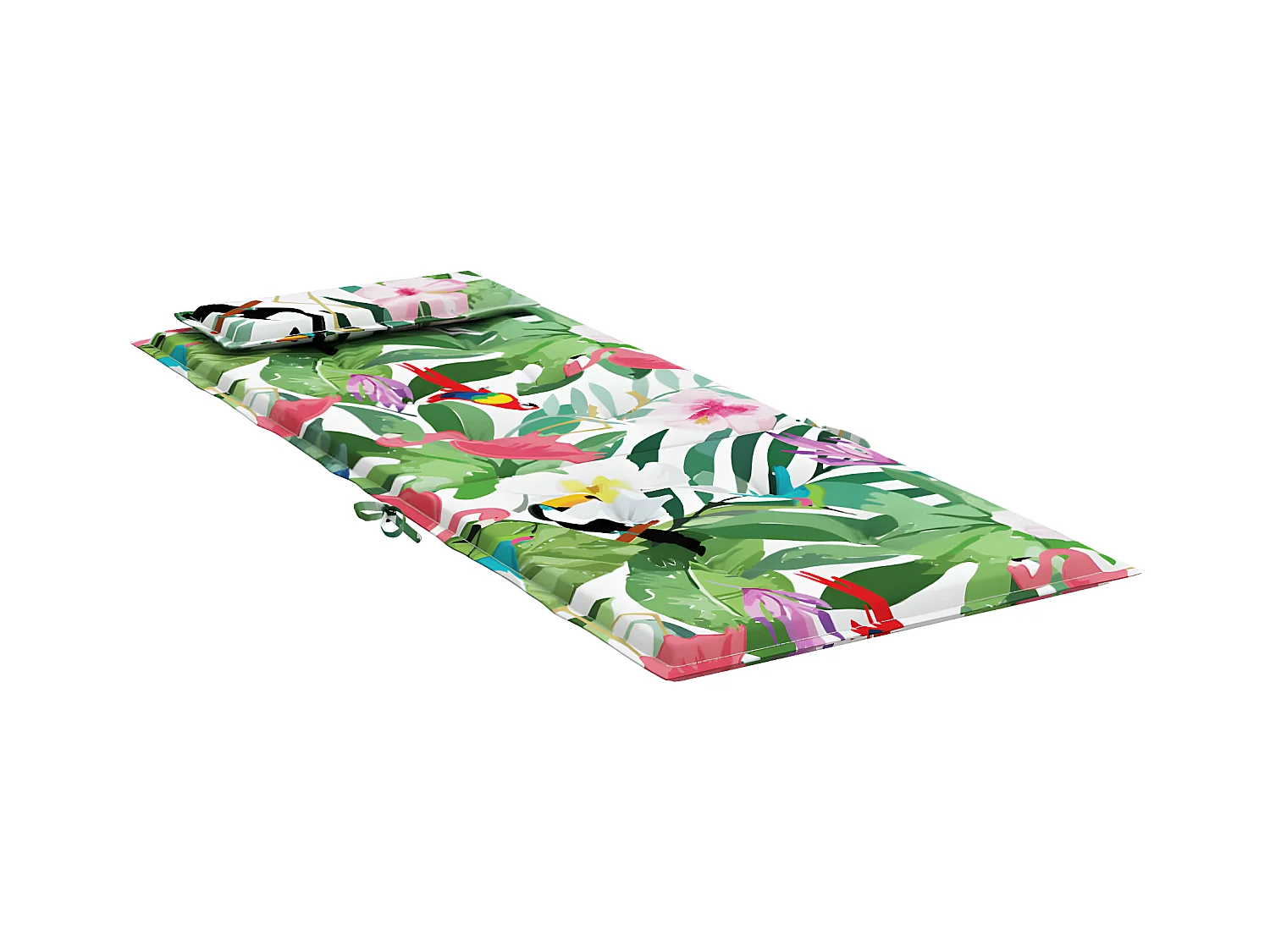 Coussins de chaise à dossier haut Lot de 4 multicolore OFR64991