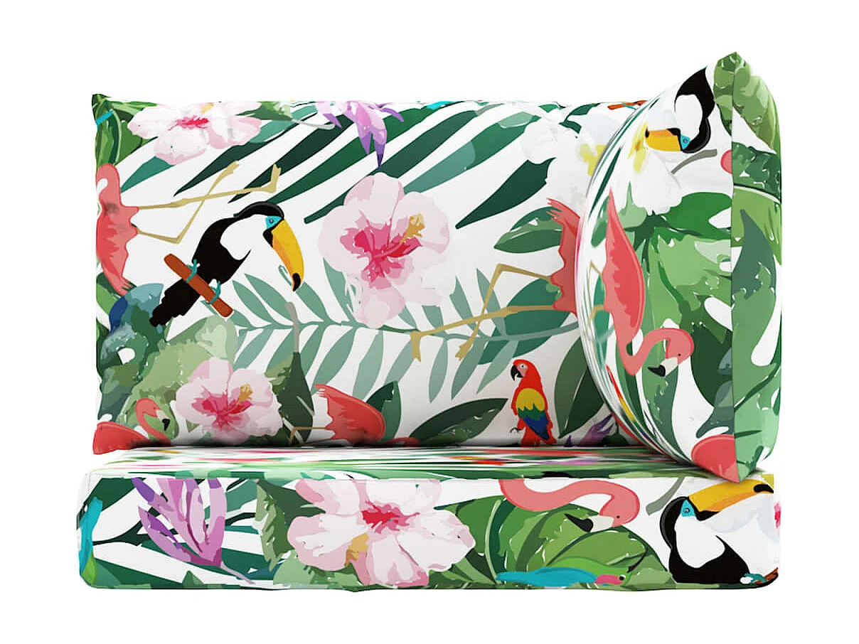 Coussins de palette 3 pcs multicolore tissu Oxford OFR52575