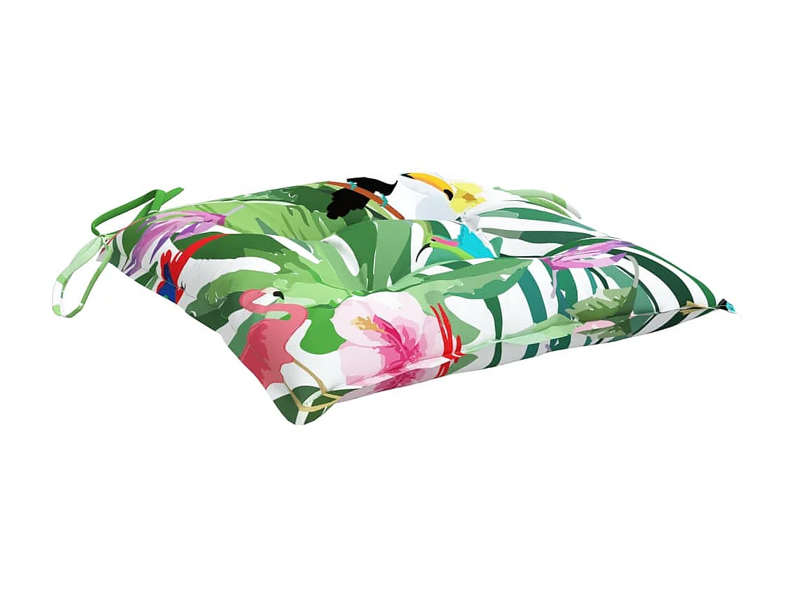 Coussins de chaise 4 pcs multicolore 50x50x7 cm tissu oxford OFR93240