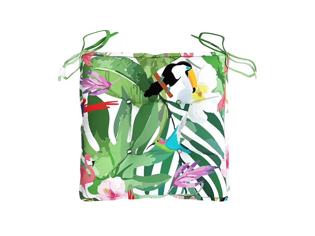 Cojines para silla 4 uds tela Oxford multicolor 50x50x7 cm ES735636