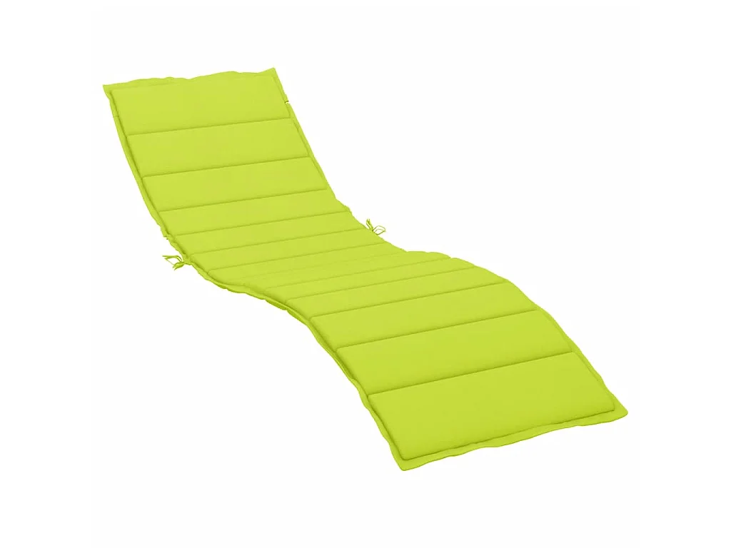 Coussin de chaise longue vert vif 200x50x3 cm tissu oxford OFR90166