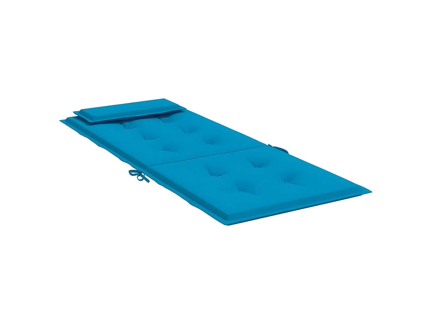 Coussins de chaise à dossier haut Lot de 2 bleu clair OFR10022