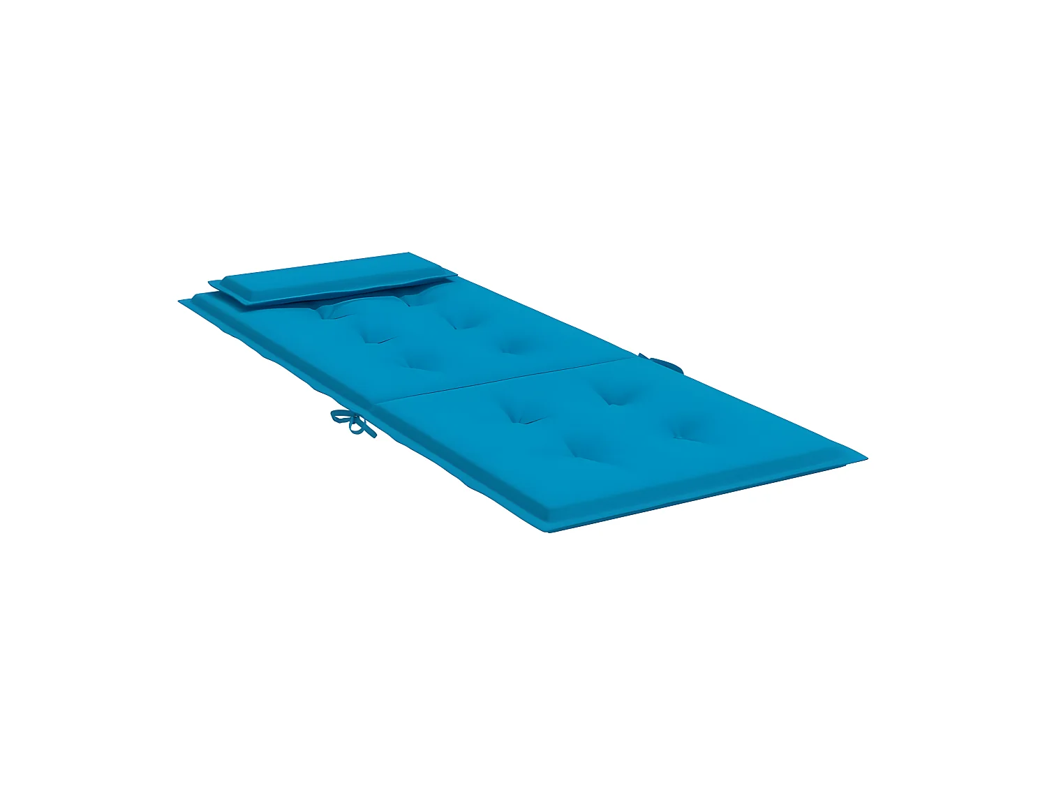 Coussins de chaise à dossier haut Lot de 2 bleu clair OFR10022