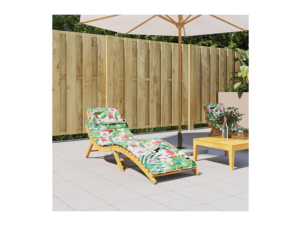 Coussin de chaise longue multicolore tissu oxford OFR33993