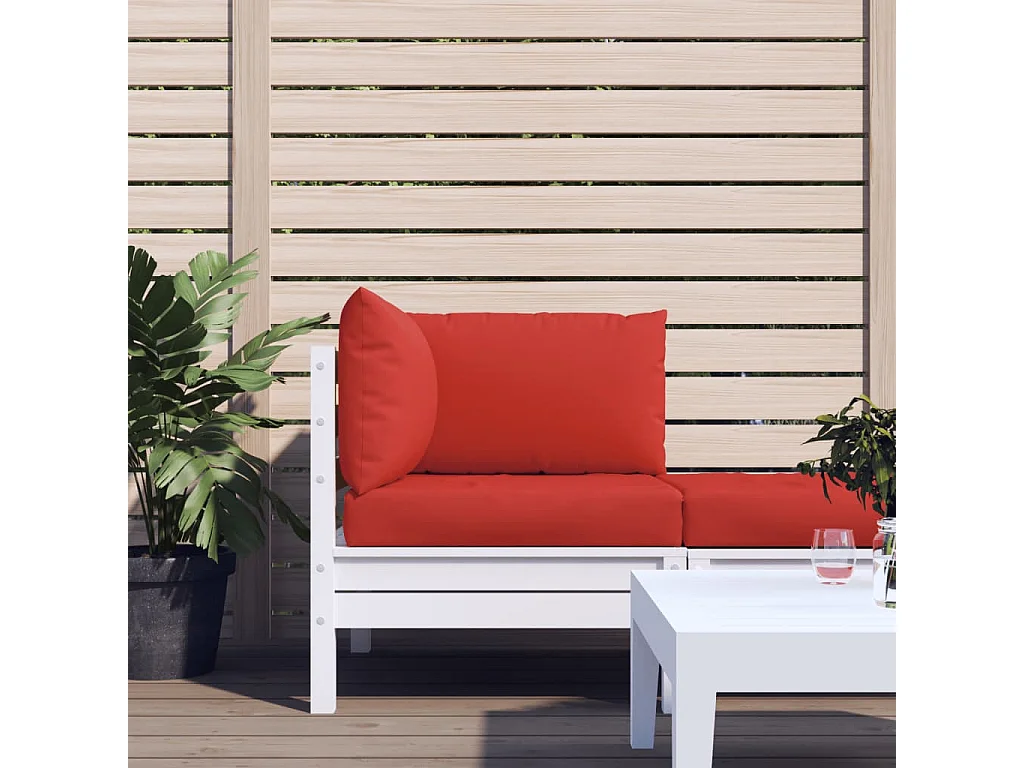 Coussins de palette 3 pcs rouge tissu oxford OFR64364