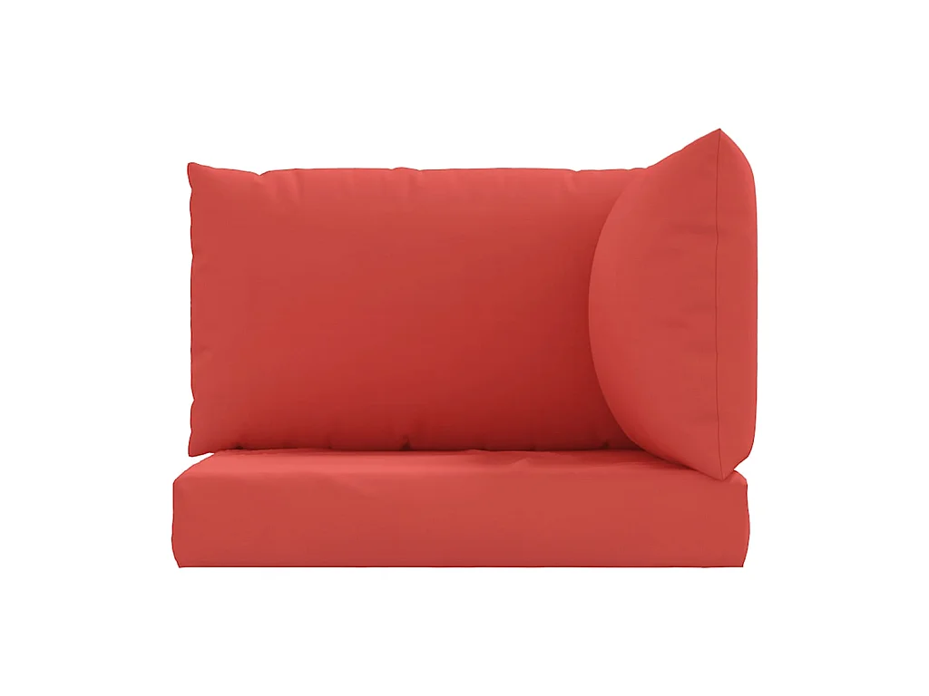 Coussins de palette 3 pcs rouge tissu oxford OFR64364