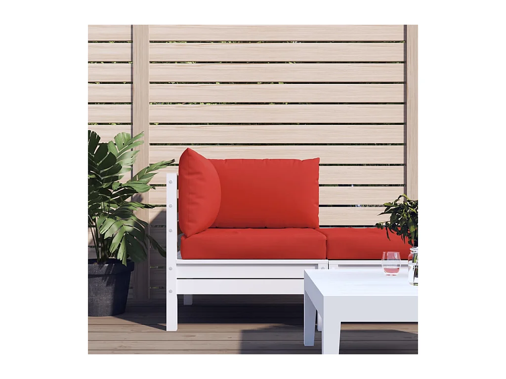 Coussins de palette 3 pcs rouge tissu oxford OFR64364