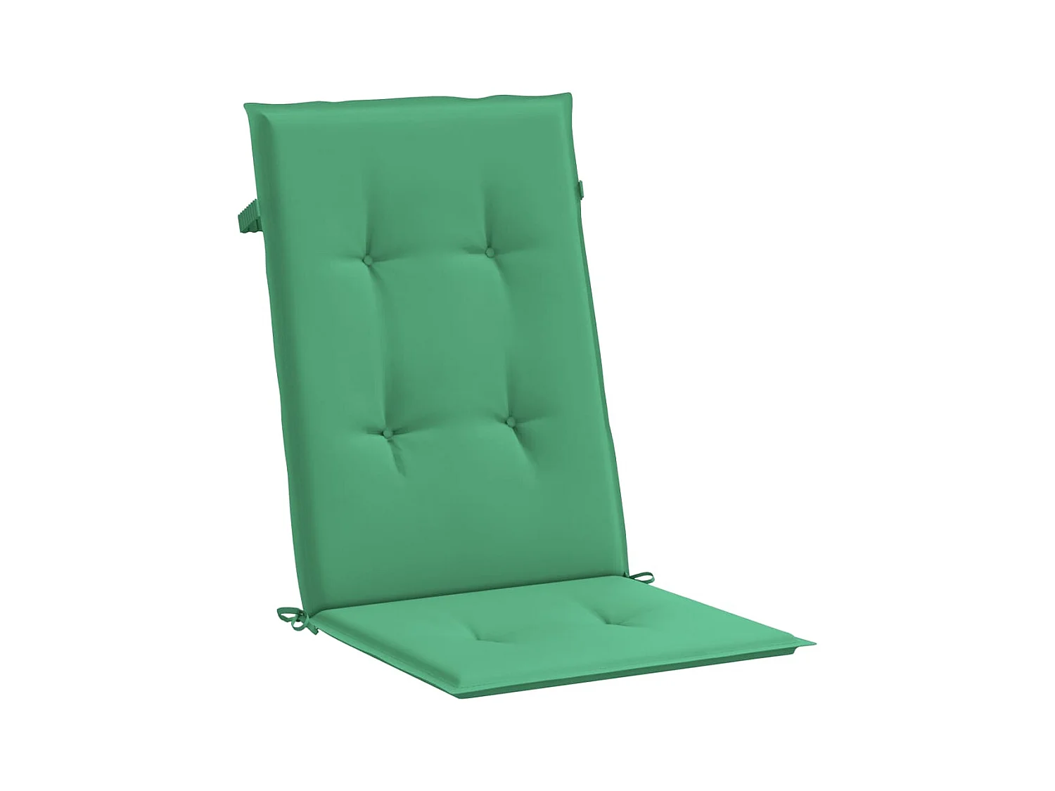 Tuinstoelkussens 2 st hoge rug 120x50x3 cm stof groen NL763770