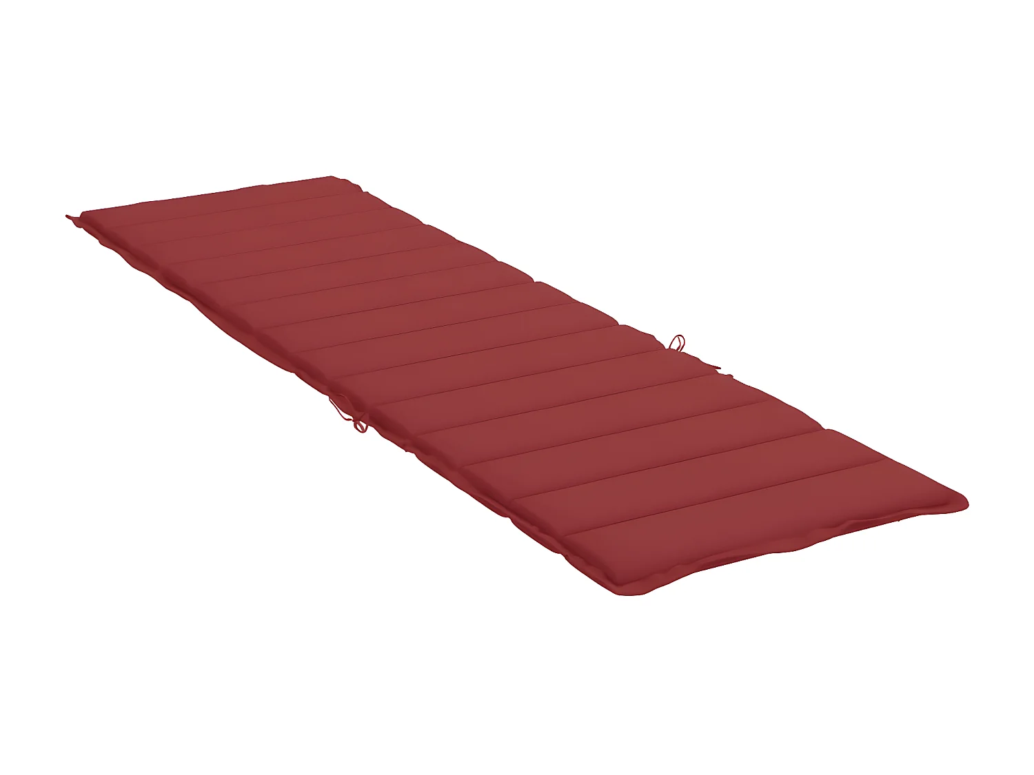 Coussin de chaise longue rouge bordeaux 200x60x3cm tissu oxford OFR71092