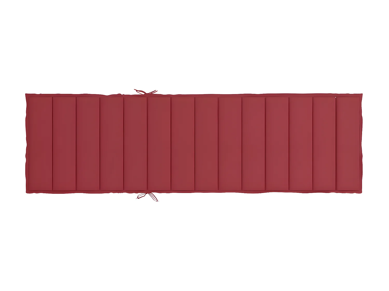 Coussin de chaise longue rouge bordeaux 200x60x3cm tissu oxford OFR71092