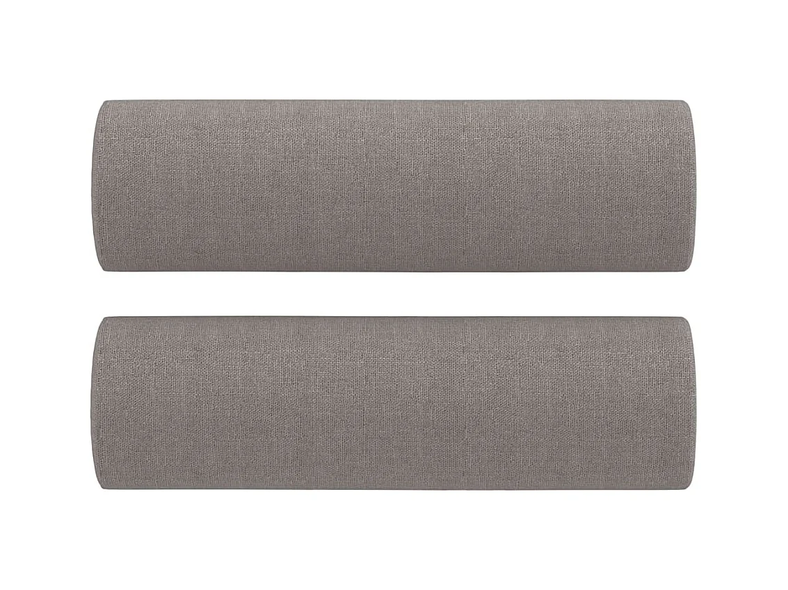 Sierkussens 2 st 15x50 cm stof taupe NL257290
