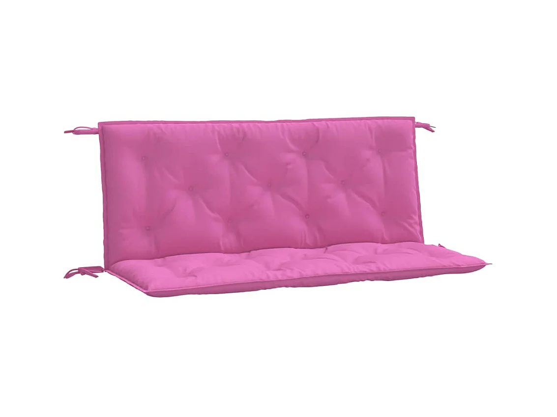Tuinbankkussens 2 st 120x50x7 cm stof roze NL369705