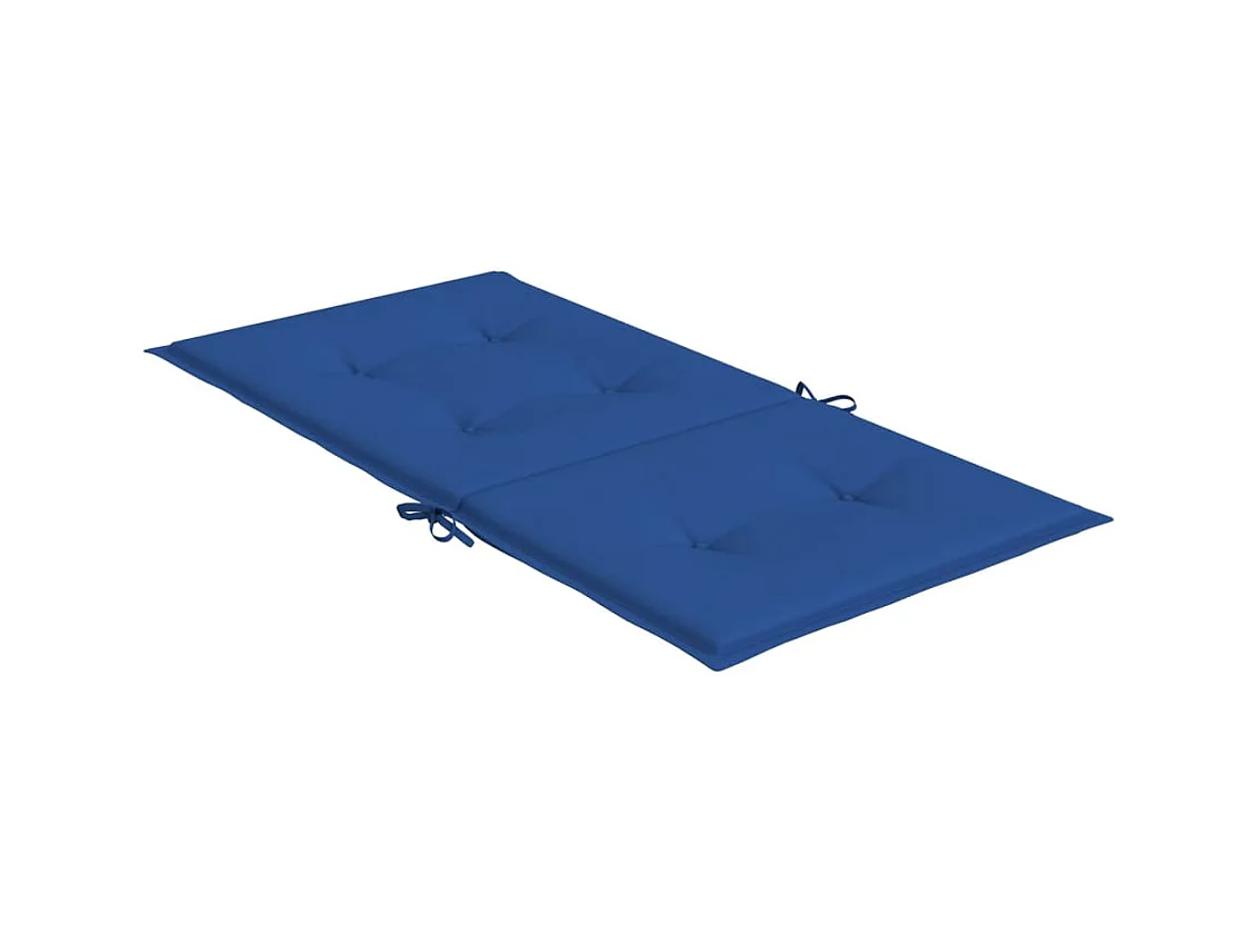 Tuinstoelkussens 6 st 100x50x3 cm oxford stof koningsblauw NL624202