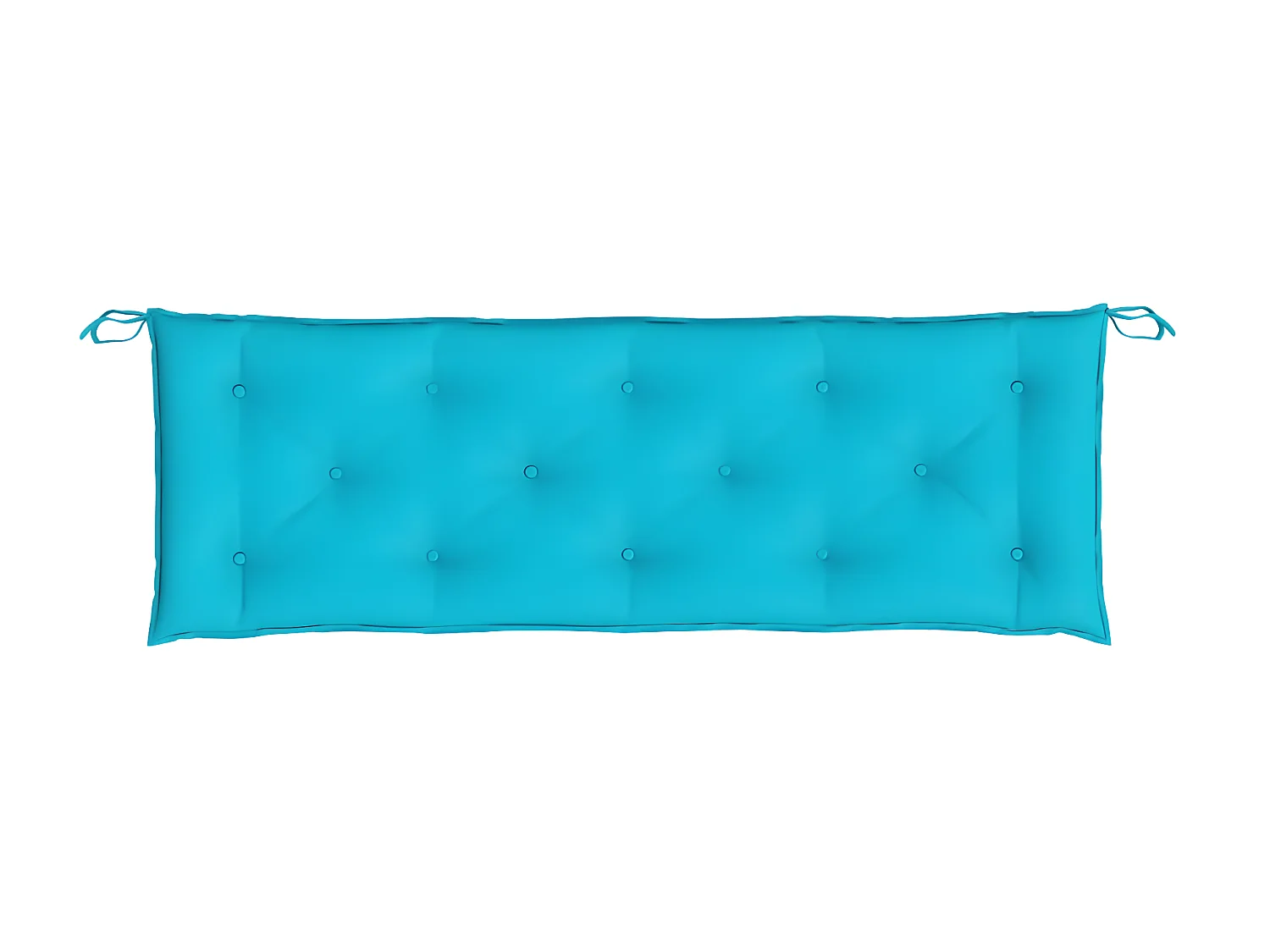 Coussin de banc de jardin turquoise 150x50x7 cm tissu oxford OFR65443
