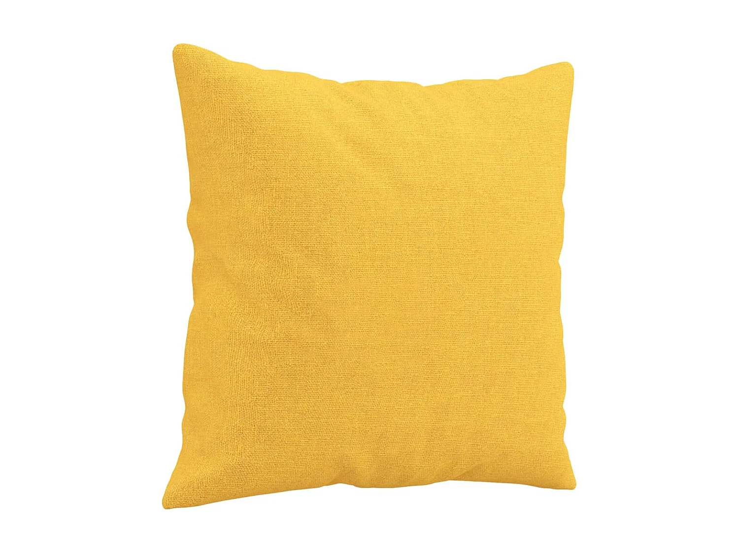 Coussins décoratifs 2 pcs Jaune clair 40x40 cm Tissu OFR80010