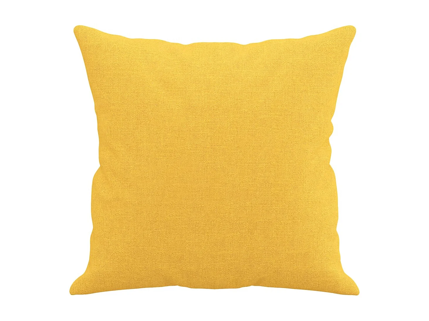 Coussins décoratifs 2 pcs Jaune clair 40x40 cm Tissu OFR80010