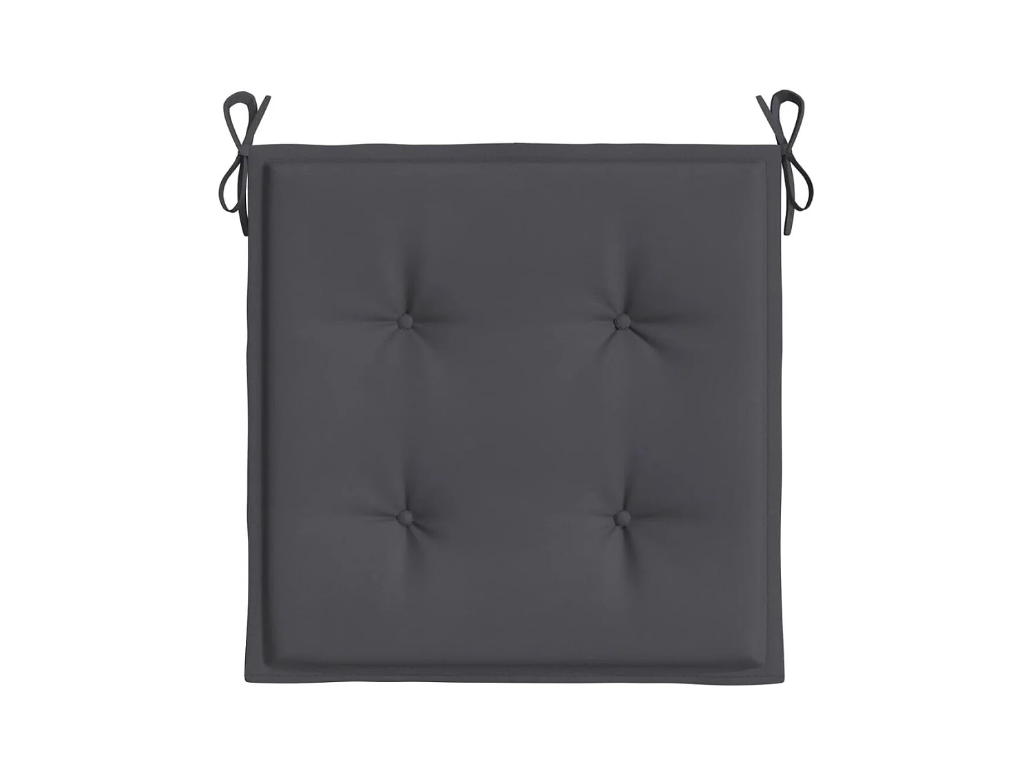 Coussins de chaise de jardin 2 pcs anthracite 40x40x3 cm OFR41154