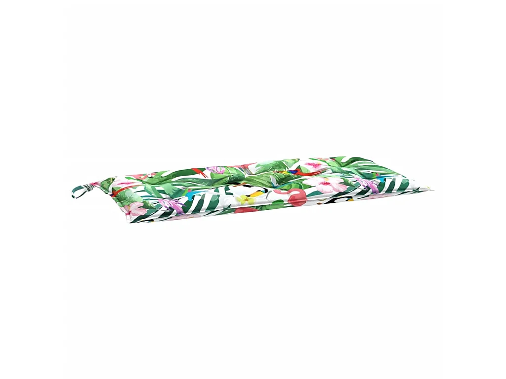 Coussins de banc de jardin Lot de 2 multicolore 100x50x7 cm OFR61013
