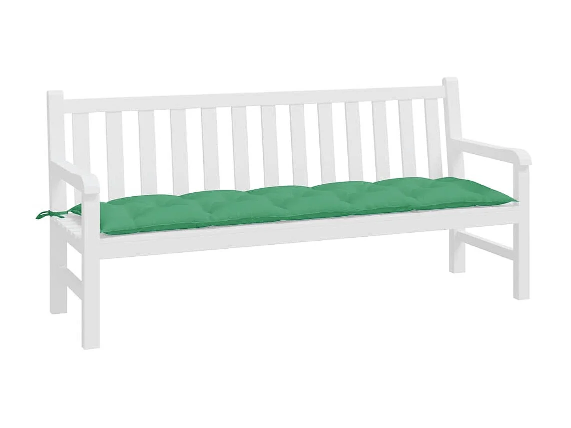 Tuinbankkussen 180x50x7 cm oxford stof groen NL830164