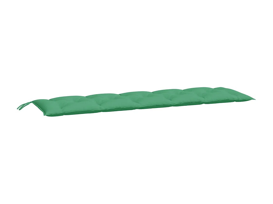 Coussin de banc de jardin vert 180x50x7 cm tissu oxford OFR13774