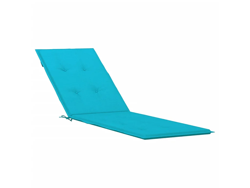 Coussin de chaise longue turquoise tissu oxford OFR19470