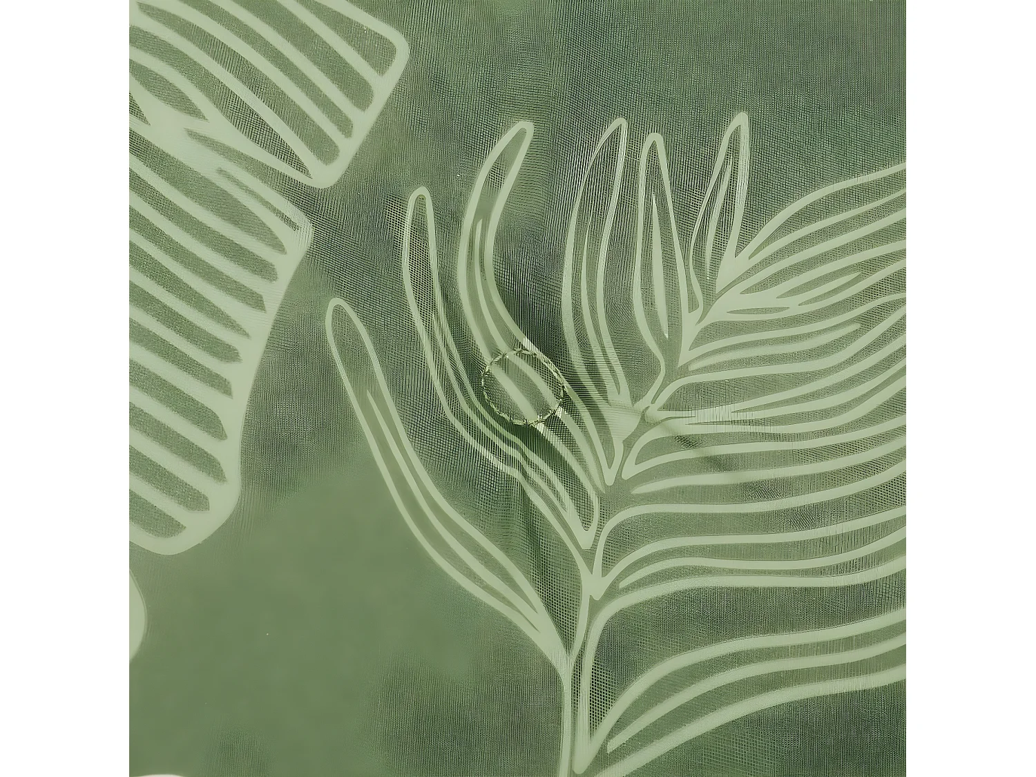 Almofadão banco jardim 150x50x3 cm tecido oxford padrão folhas PT834842