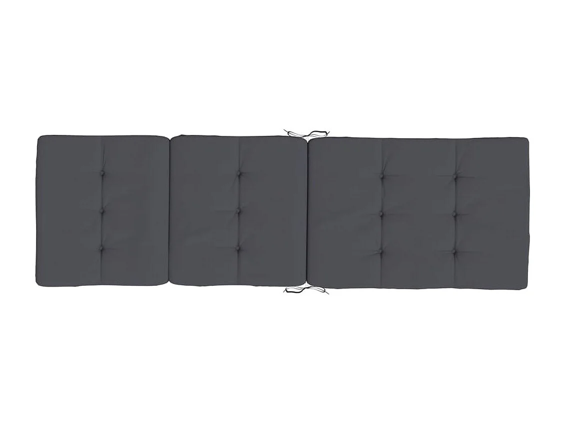 Coussins de chaise longue Lot de 2 anthracite tissu oxford OFR11356