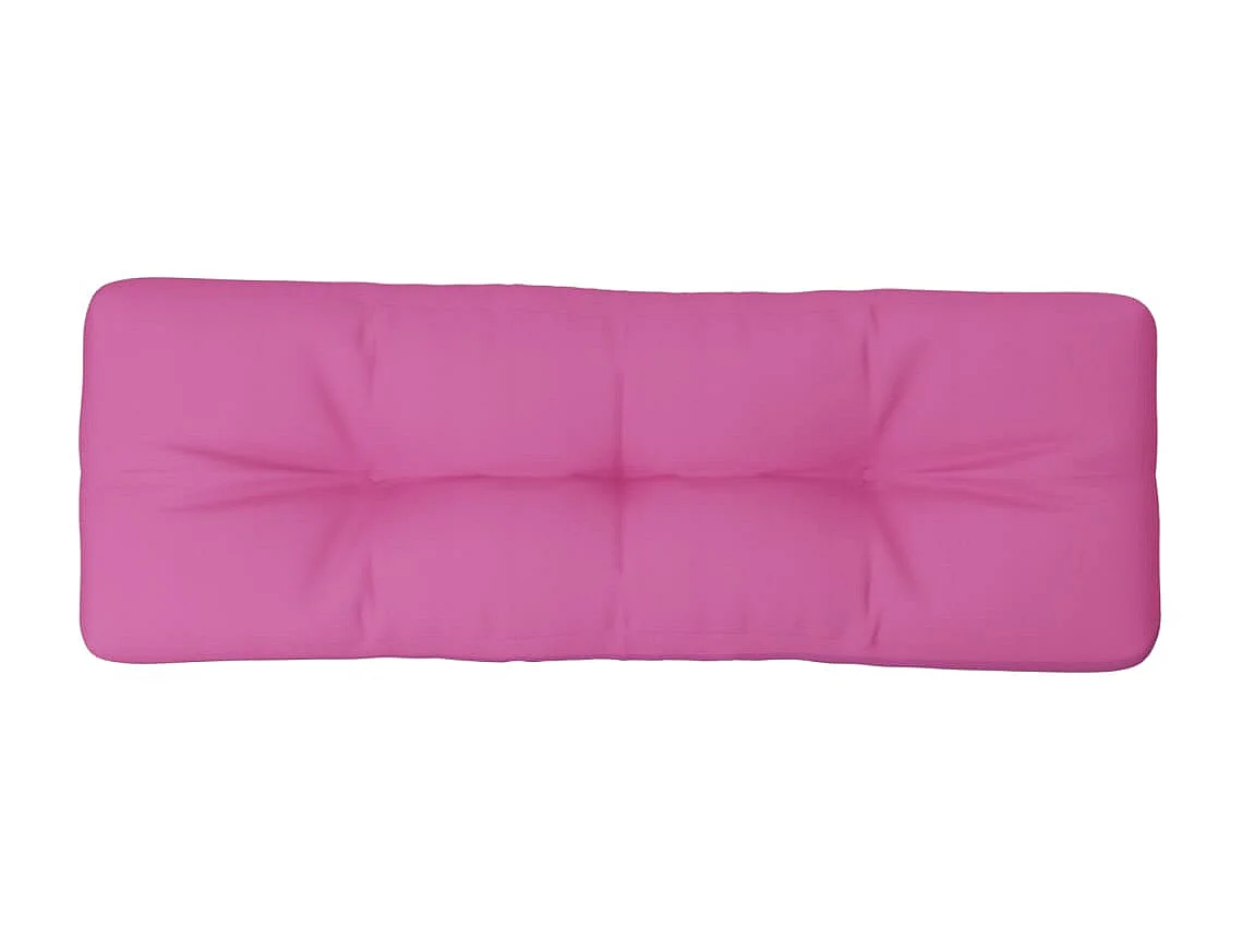 Almofadão para sofá de paletes 120x40x12 cm tecido rosa PT501309