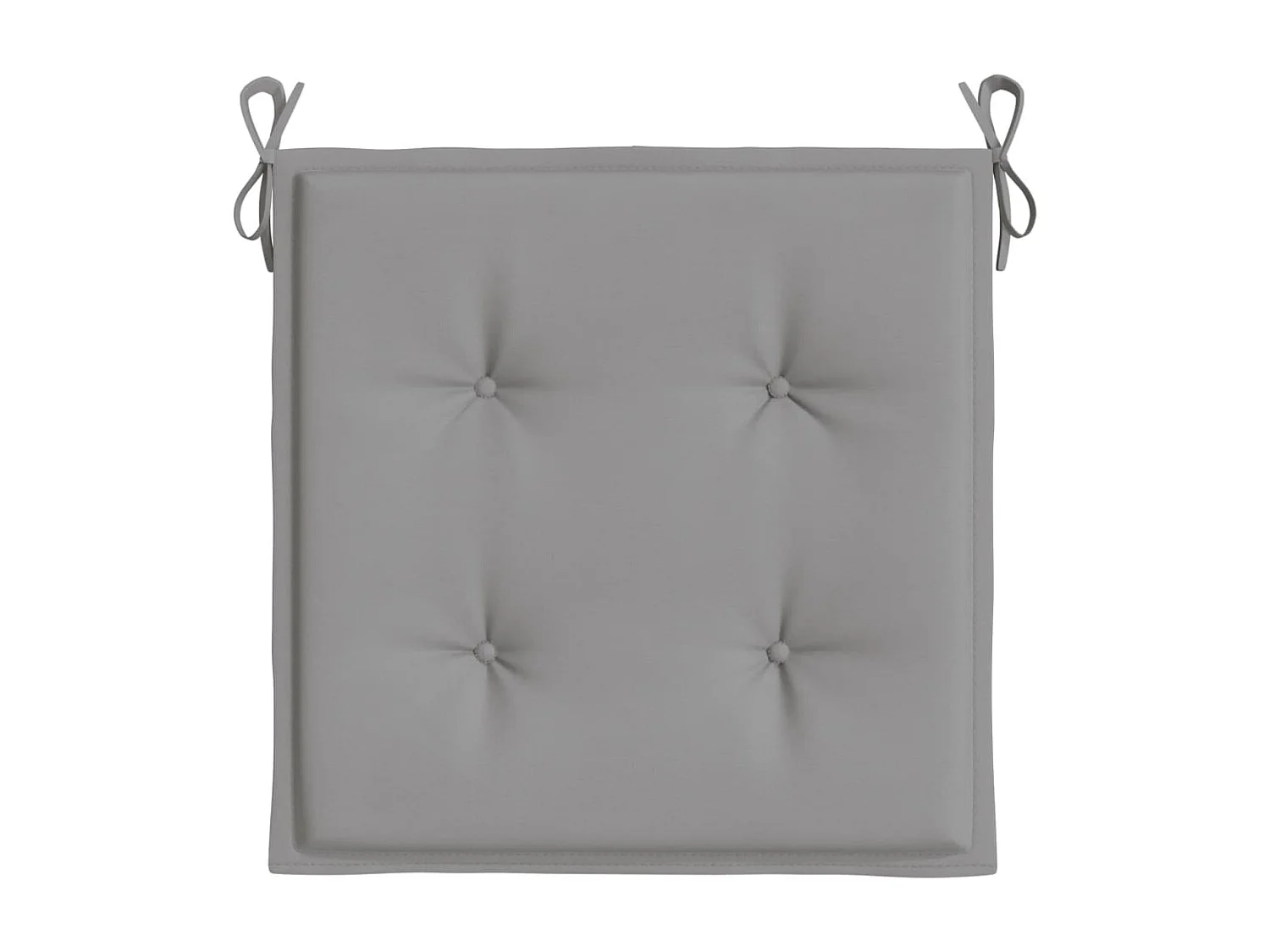 Coussins de chaise de jardin 6 pcs gris 40x40x3 cm tissu oxford OFR23047