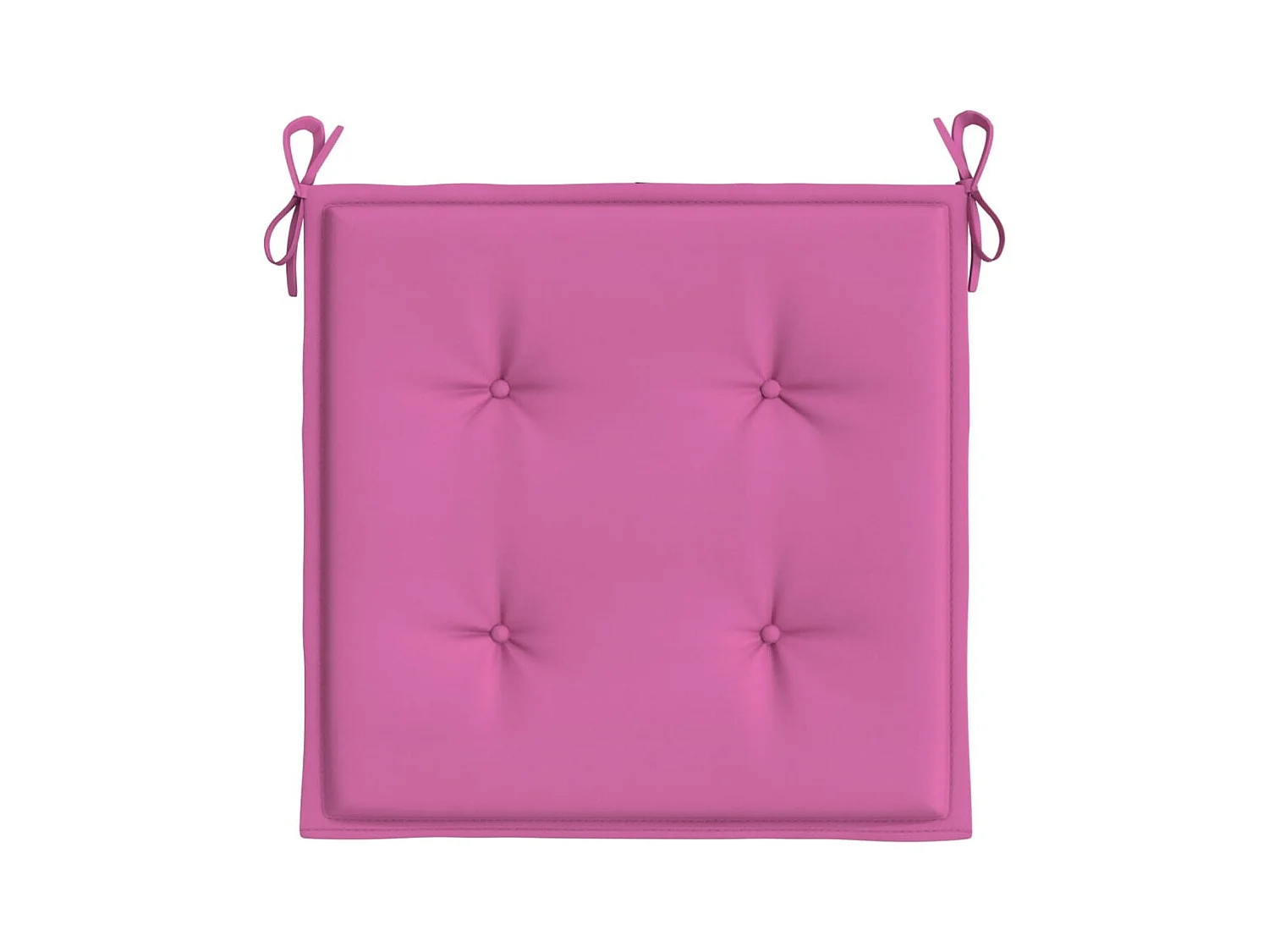 Tuinstoelkussens 4 st 50x50x3 cm stof roze NL601600