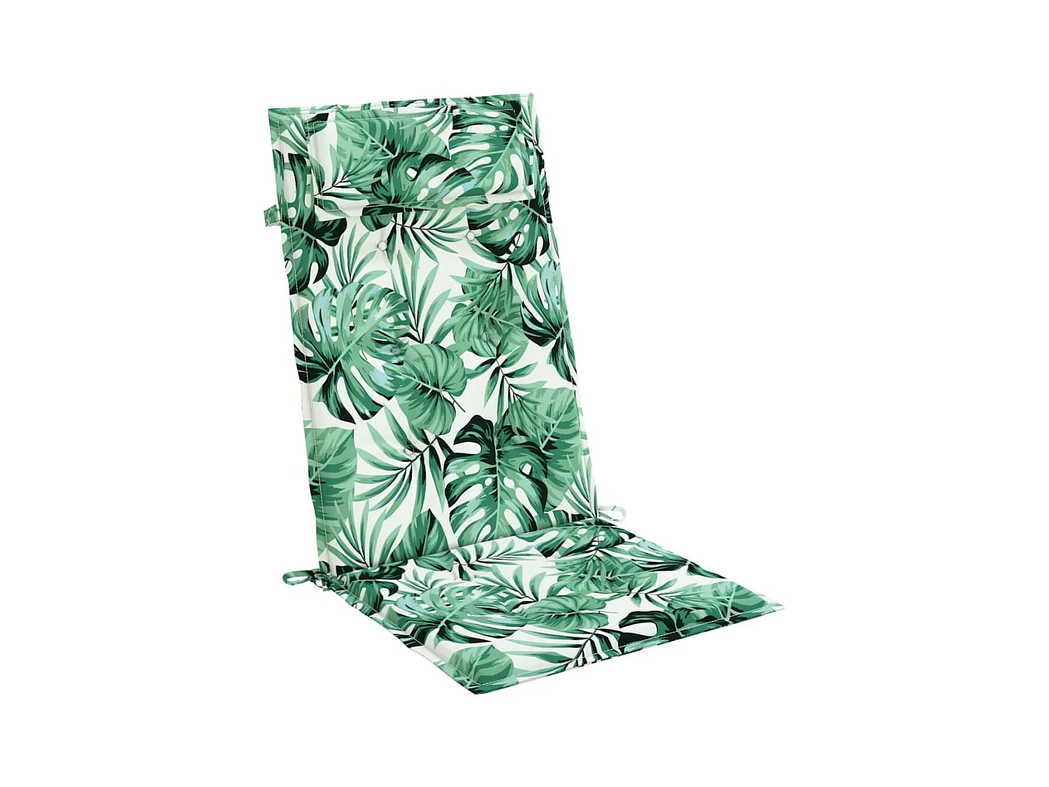 Coussins de chaise à dossier haut Lot de 4 modèle de feuille OFR85008