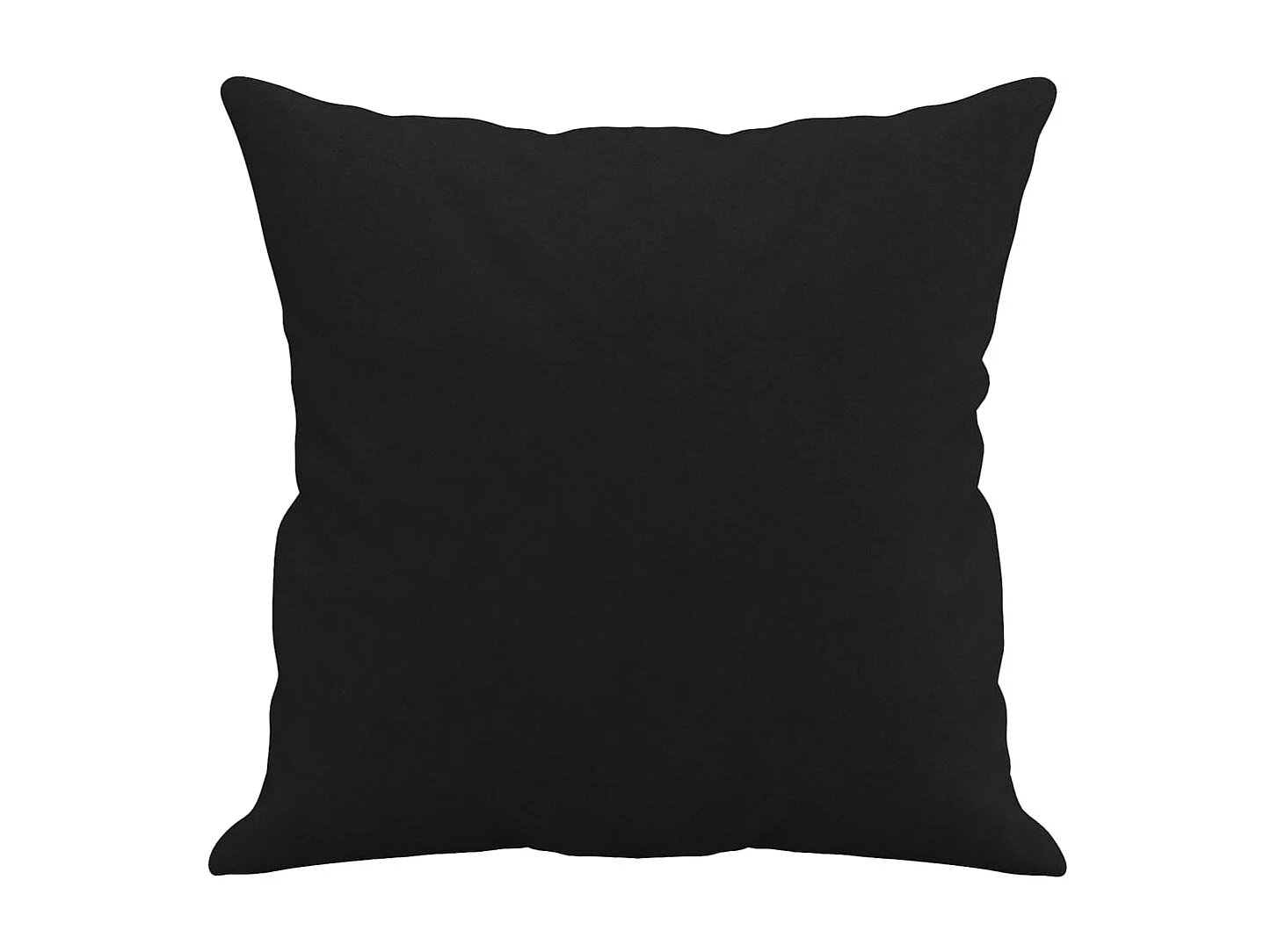 Cojines decorativos 2 uds tela microfibra negro 40x40 cm ES946834