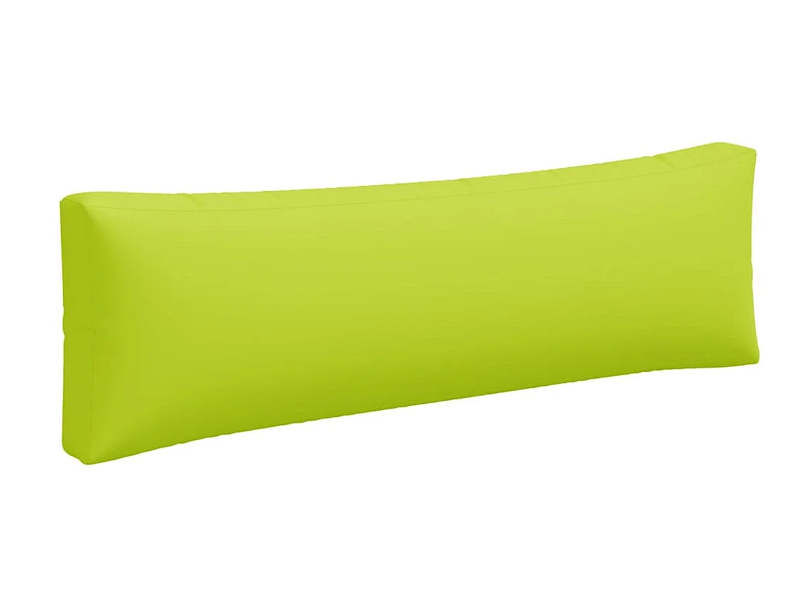 Coussins de palette 3 pcs vert vif tissu OFR78144