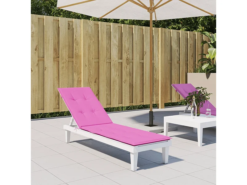 Coussin de chaise longue rose tissu oxford OFR49654