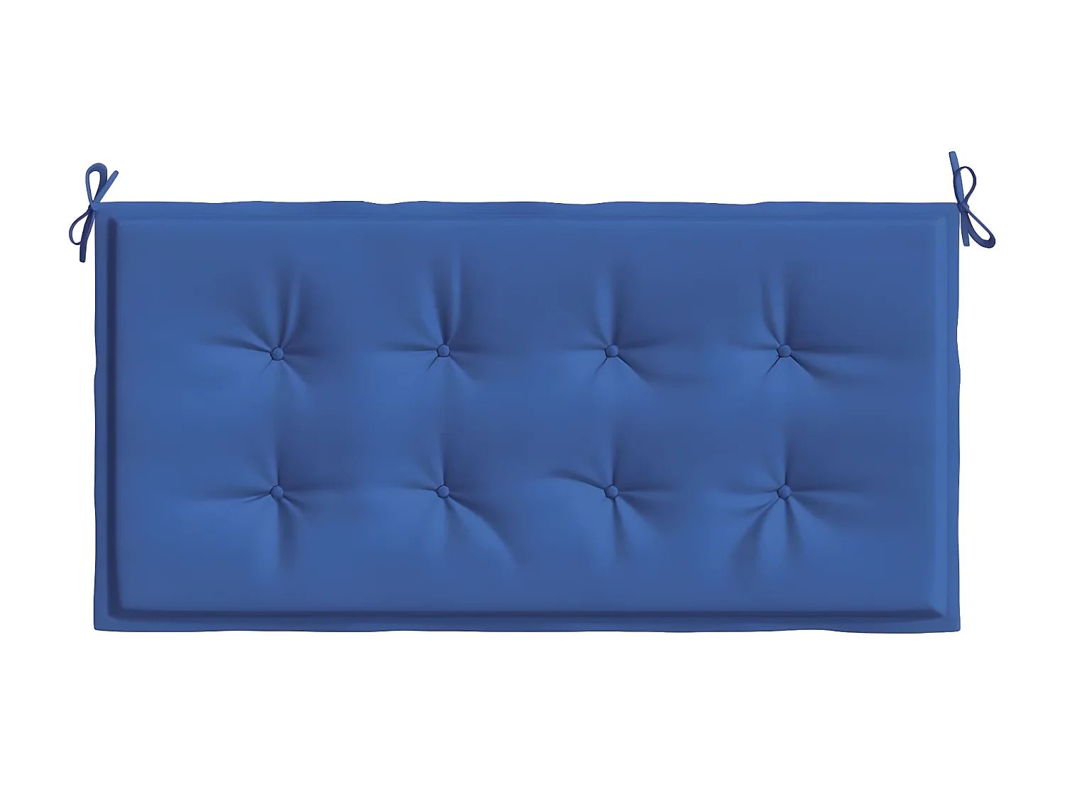 Coussin de banc de jardin bleu royal 120x50x3 cm tissu oxford OFR14465