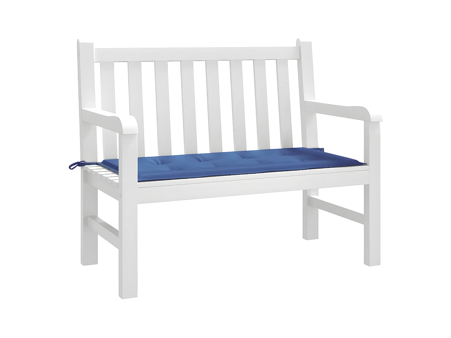 Coussin de banc de jardin bleu royal 120x50x3 cm tissu oxford OFR14465