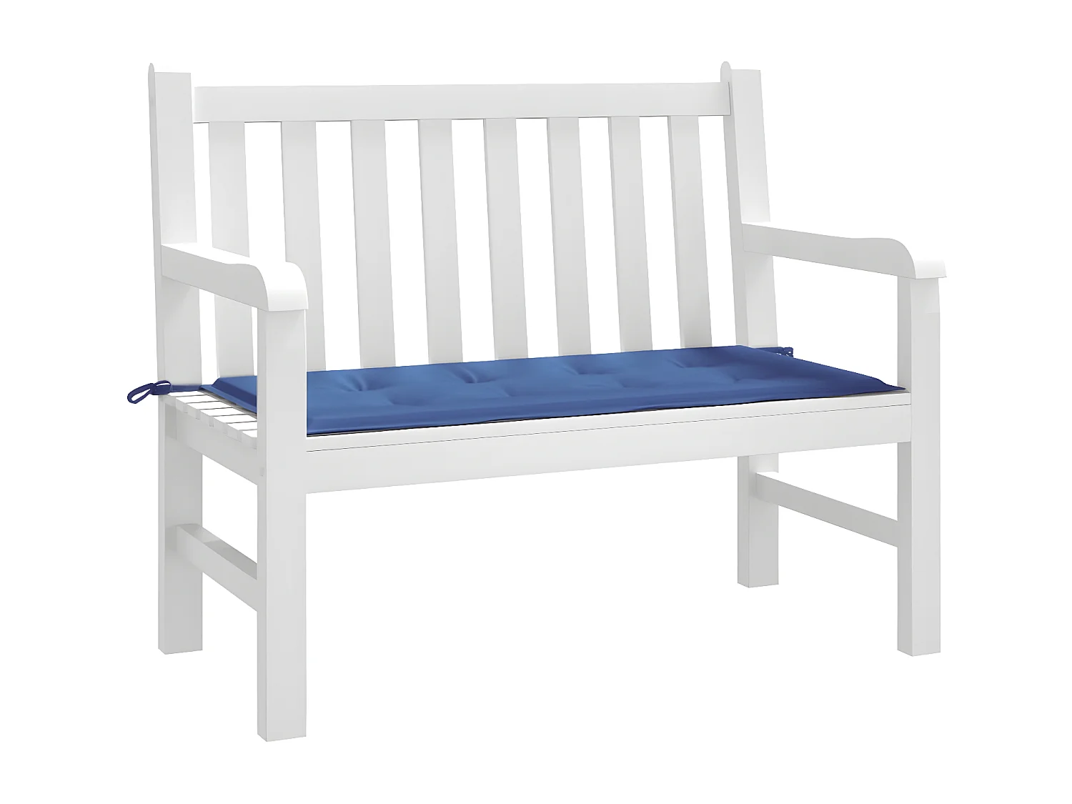 Coussin de banc de jardin bleu royal 120x50x3 cm tissu oxford OFR14465