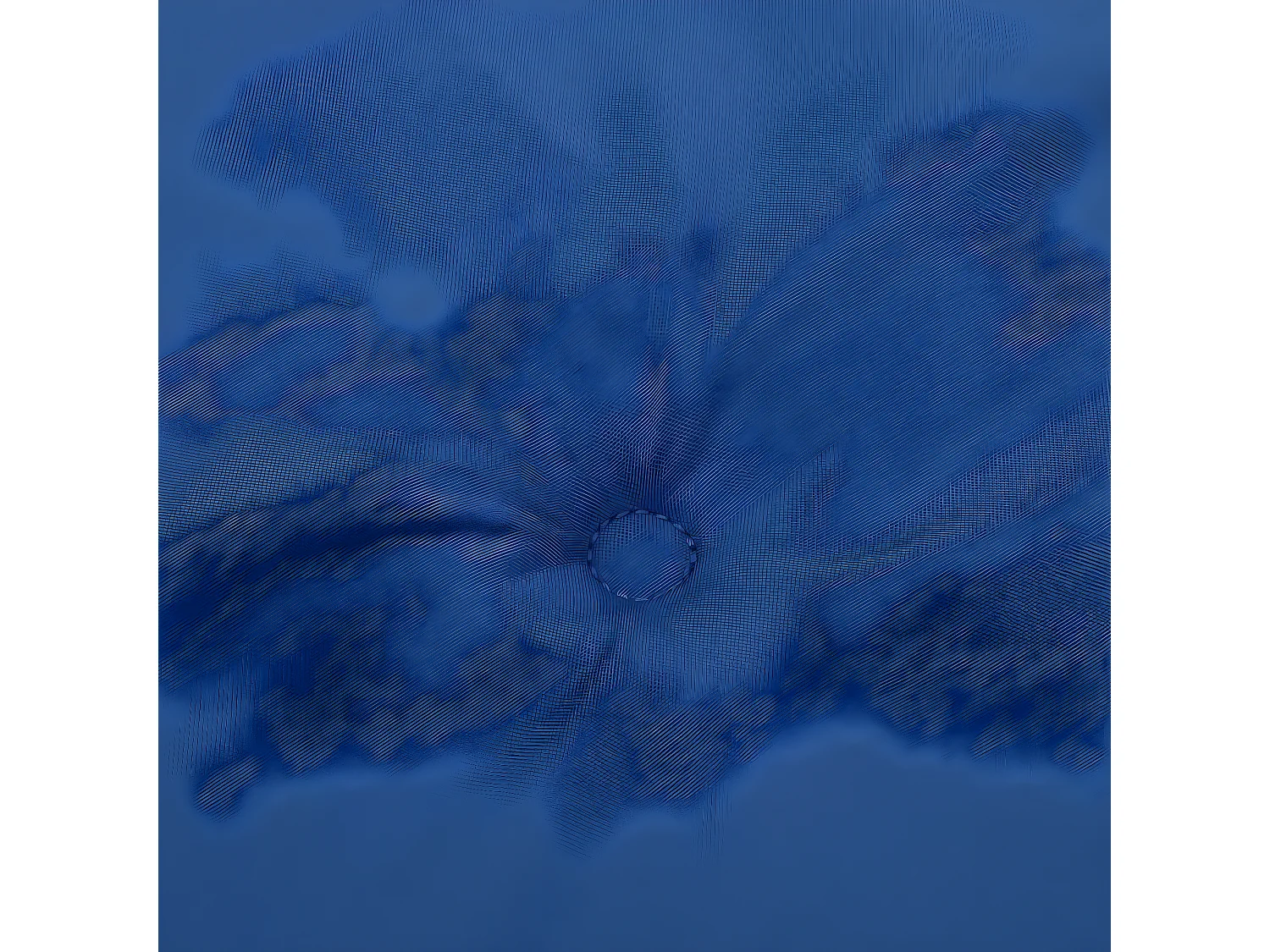 Coussin de banc de jardin bleu royal 120x50x3 cm tissu oxford OFR14465