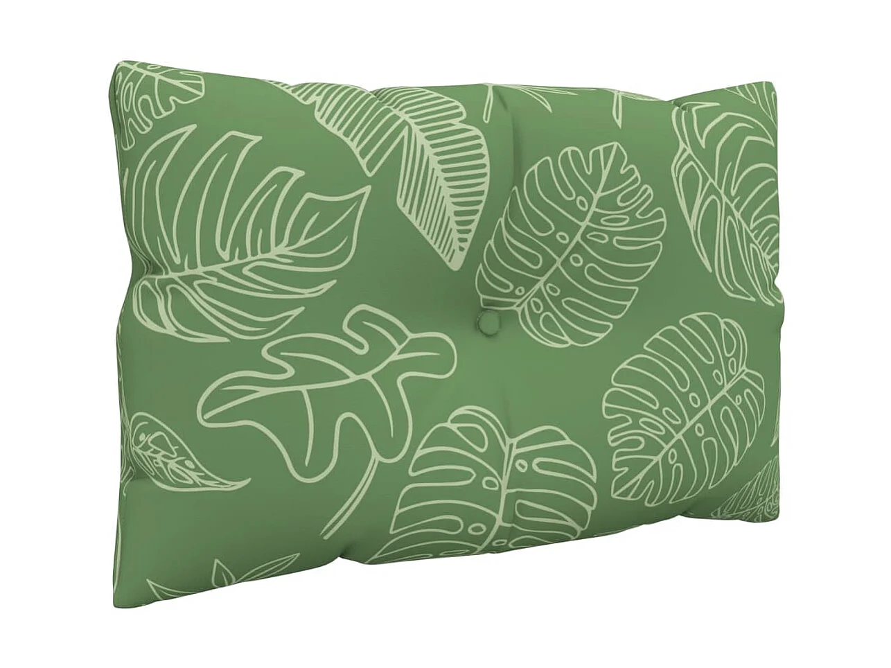 Coussins de palette 2 pcs motif de feuilles tissu Oxford OFR95893