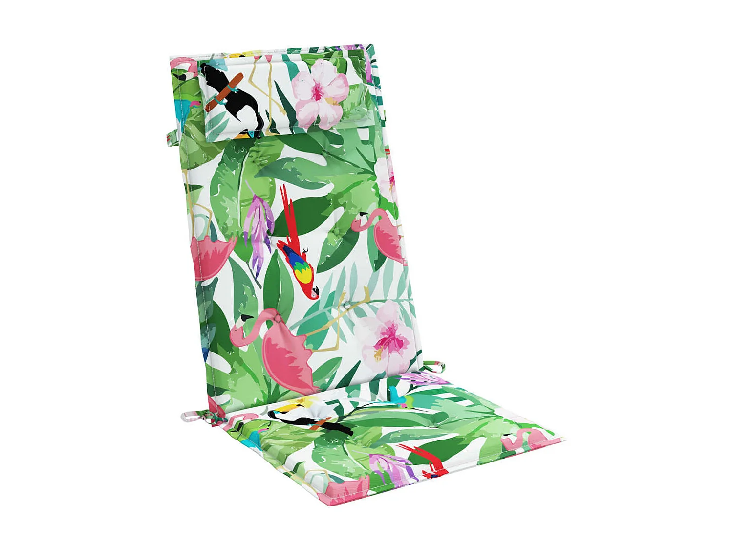 Coussins de chaise à dossier haut Lot de 6 multicolore OFR91897