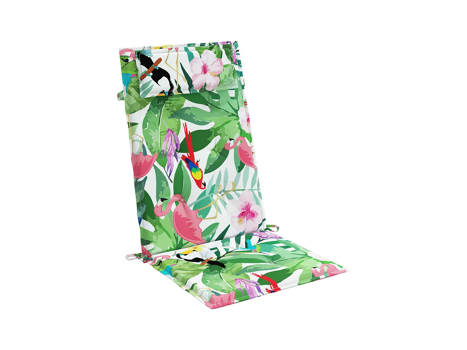 Coussins de chaise à dossier haut Lot de 6 multicolore OFR91897